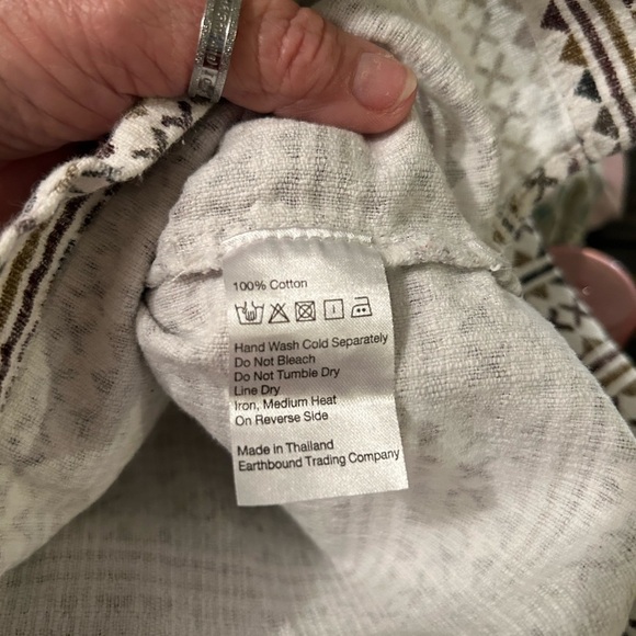 Earthbound trading co. Baja Hoodie boho beach casual jacket s - Picture 5 of 7